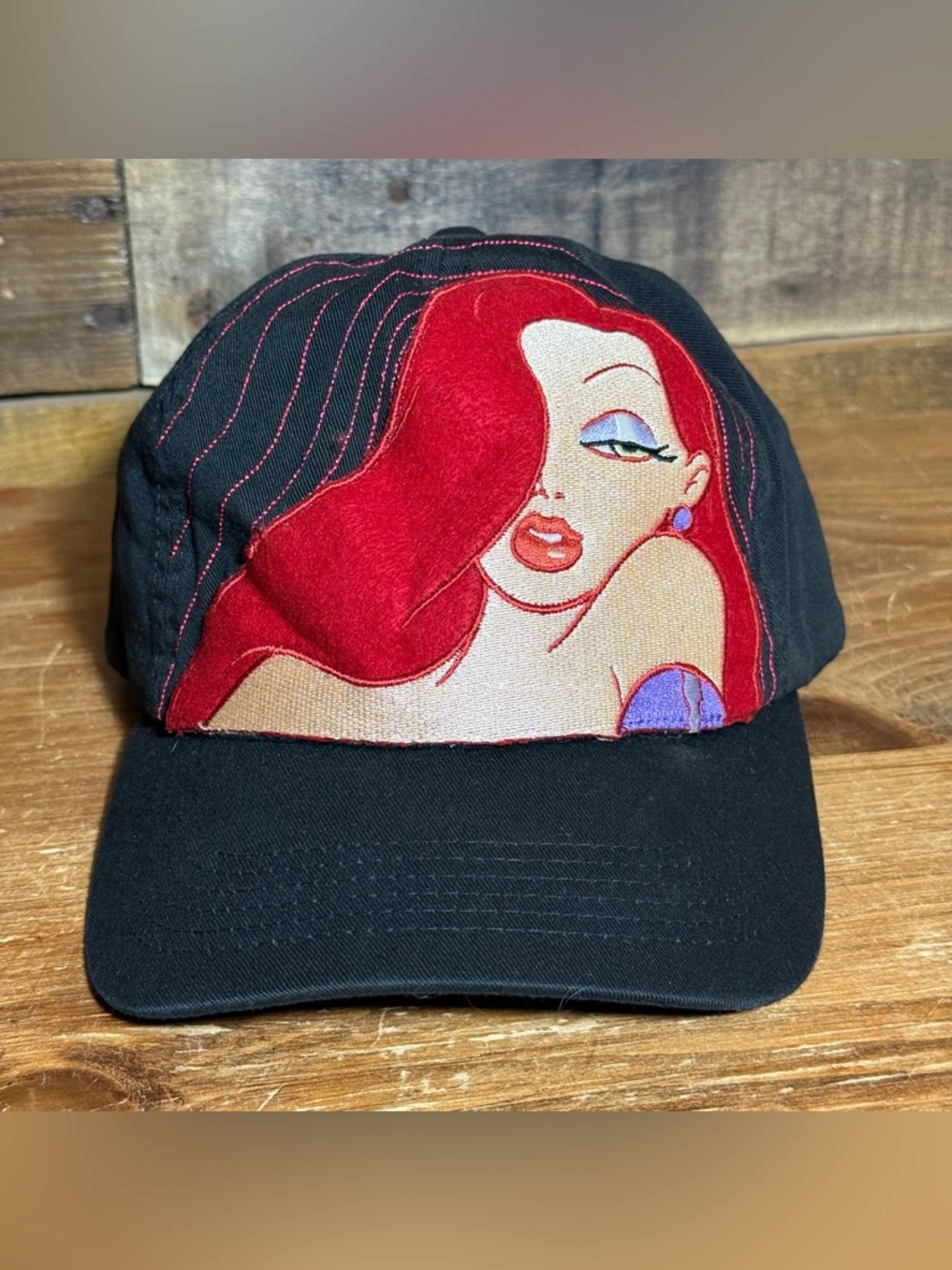 Disney Jessica Rabbit Baseball Hat Pre-owned Roger Rabbit‎ Rare Collectible